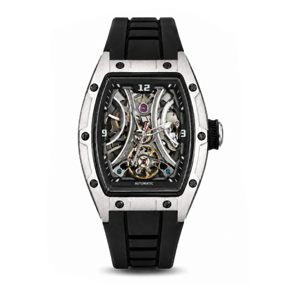SKELETON CHRONO  DARK SILVER