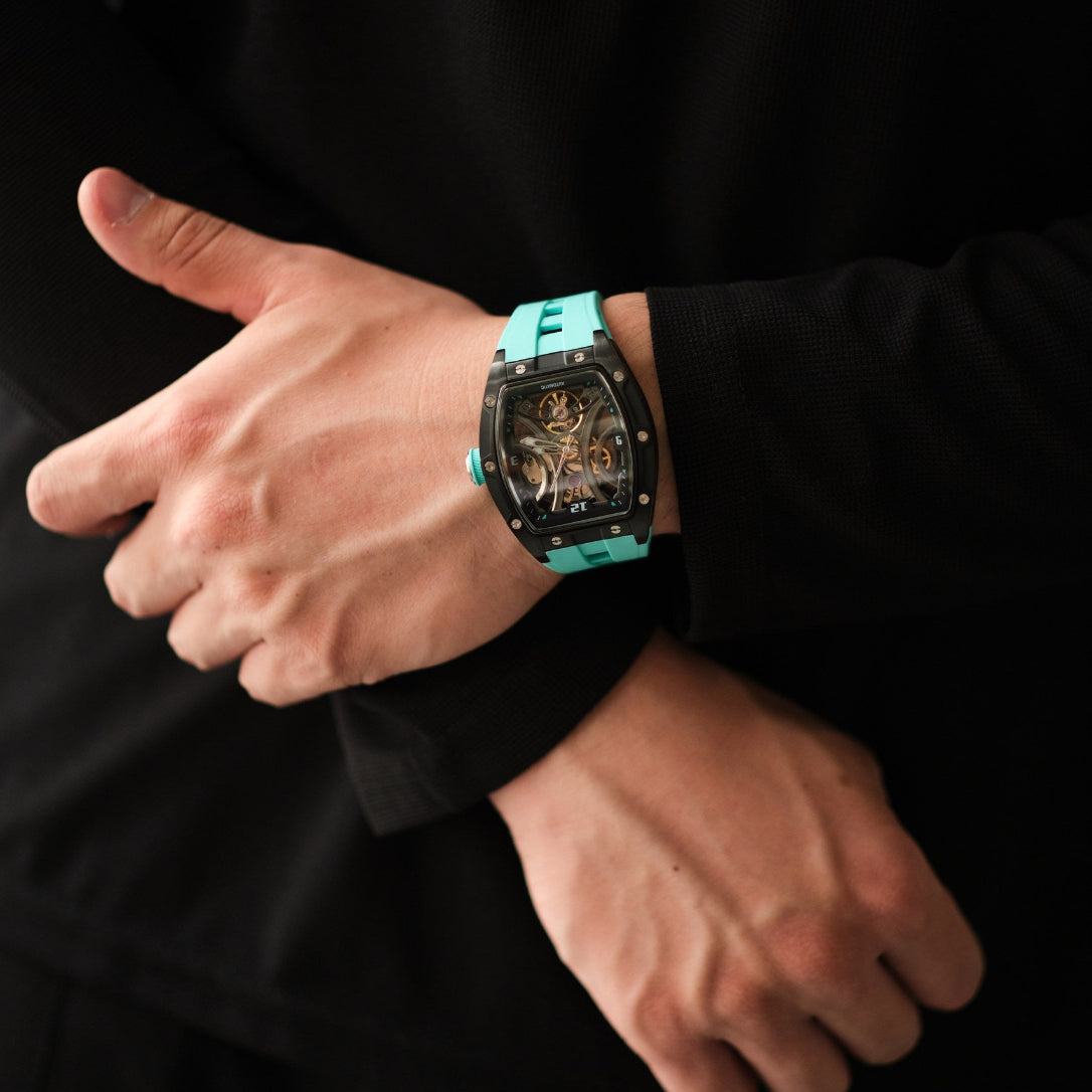 SKELETON CHRONO  DARK SILVER