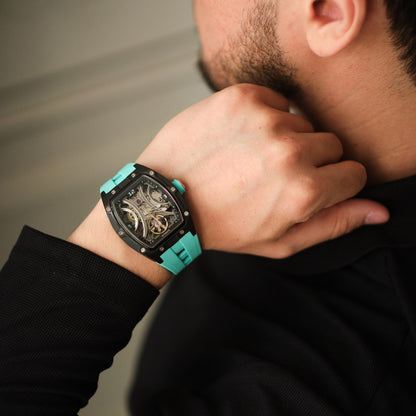 SKELETON CHRONO  DARK SILVER